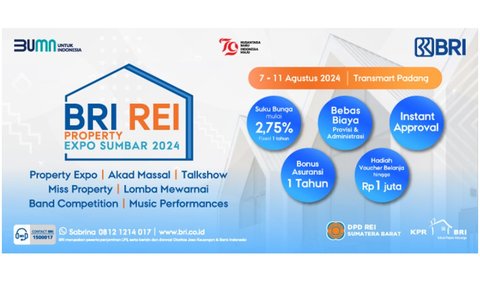 Temukan Potensi Properti Unggulan di Acara BRI REI Property Expo Sumbar 2024