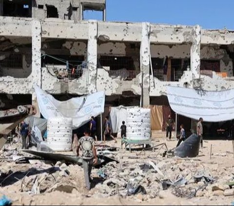 FOTO: Lagi, Serangan Israel Hantam Sekolah-Sekolah di Jalur Gaza hingga Tewaskan 18 Orang