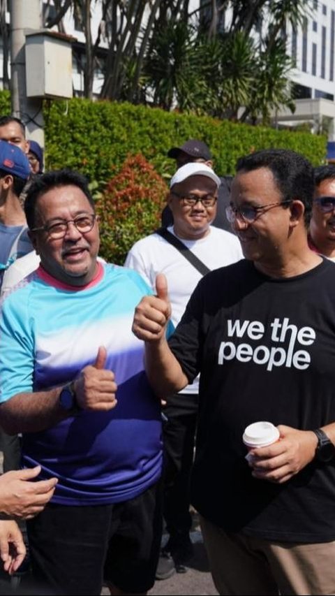 FOTO: Jempol dan Jabat Tangan, Sinyal Anies Baswedan Dukung Pramono-Rano di Pilkada Jakarta 2024