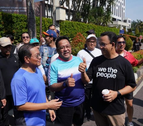 Hal itu dapat dilihat saat mereka bertemu di kawasan Bundaran HI saat car free day pada Minggu (1/9/2024). Pertemuan saat hari bebas kendaraan itu menjadi sorotan publik. Foto: merdeka.com / Istimewa