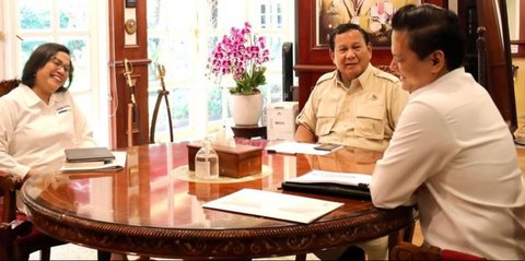 Menkeu Temui Prabowo Subianto