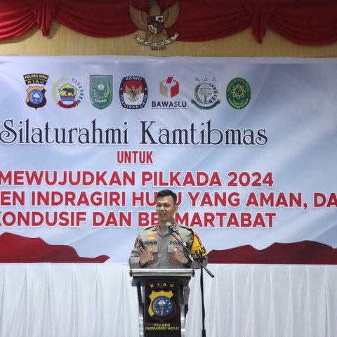 Ciptakan Pilkada Damai, Kapolres Kumpulkan Semua Bakal Calon Bupati Inhu