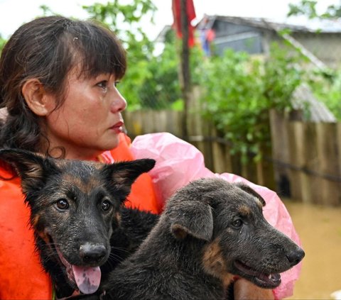 FOTO: Tragis! Korban Meninggal Dunia Akibat Amukan Topan Super Yagi di Vietnam Bertambah 63 Orang, 40 Masih Hilang