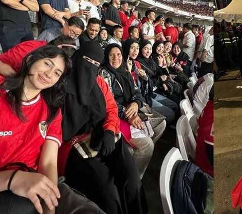 Potret Deretan Artis Indonesia Nonton Timnas Indonesia Vs Australia di GBK, Ada Rafathar Anak Raffi Ahmad