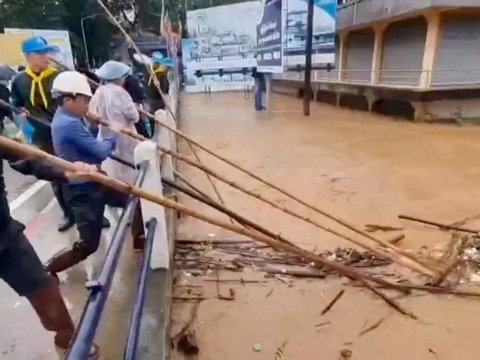 FOTO: Topan Yagi Amuk Thailand hingga Sebabkan Banjir Dahsyat, Longsor dan Korban Jiwa