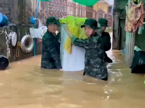 FOTO: Topan Yagi Amuk Thailand hingga Sebabkan Banjir Dahsyat, Longsor dan Korban Jiwa