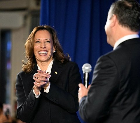 FOTO: Momen Debat Perdana Donald Trump Vs Kamala Harris Berlangsung Panas! Sempat Diwarnai Tuduhan Kontroversial