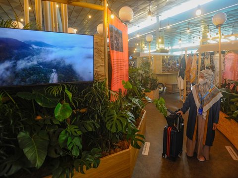 FOTO: Wujudkan Konsep Green Airport, Begini Penampakan Bandara Soekarno-Hatta Dihiasi Pepohonan