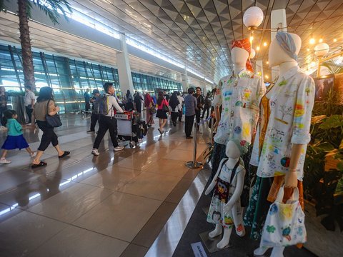 FOTO: Wujudkan Konsep Green Airport, Begini Penampakan Bandara Soekarno-Hatta Dihiasi Pepohonan