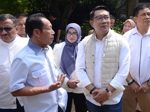 FOTO: Momen Ridwan Kamil Temui Sutiyoso di Museum Bang Yos