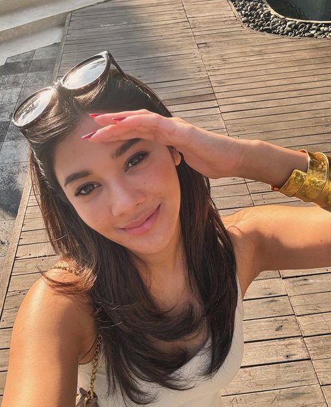 Potret Naysilla Mirdad di Bali