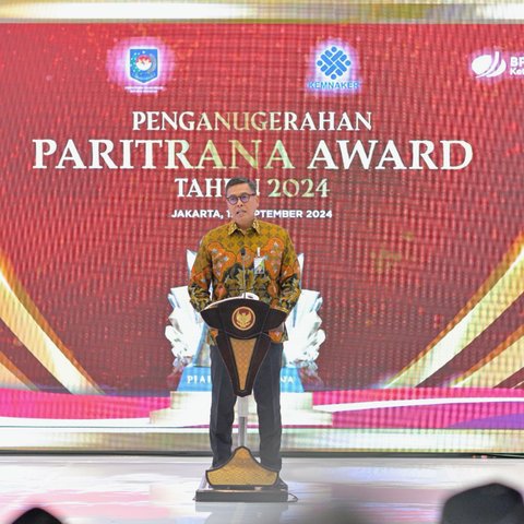 Angka Universal Coverage Jamsostek Diharapkan Terus Meningkat, Wapres Berikan Paritrana Award