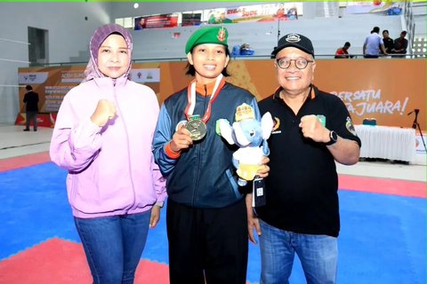 Duel Sengit Anggota Kowad Sertu Devi Safitri di PON XXI