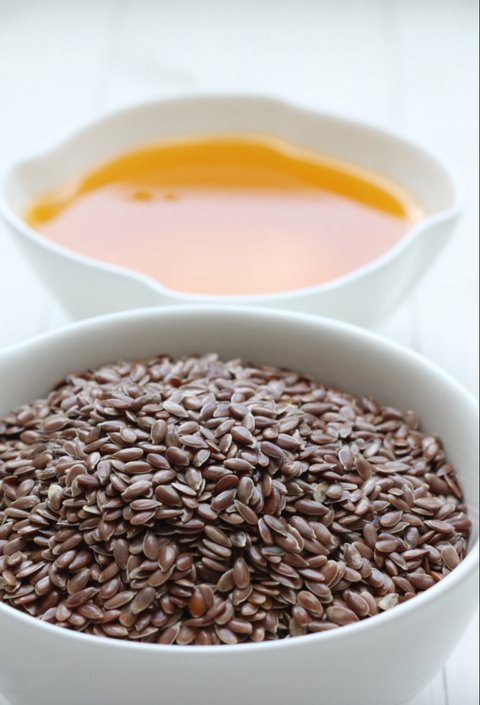 ilustrasi minyak biji rami