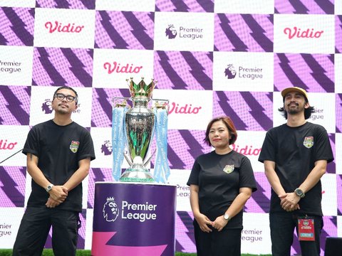 FOTO: Semarak Premier League Fan Festival, Vidio Hadirkan Trofi Asli Liga Inggris