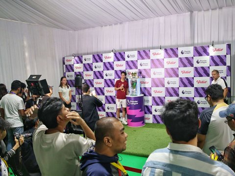 FOTO: Semarak Premier League Fan Festival, Vidio Hadirkan Trofi Asli Liga Inggris