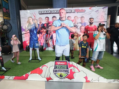 FOTO: Semarak Premier League Fan Festival, Vidio Hadirkan Trofi Asli Liga Inggris