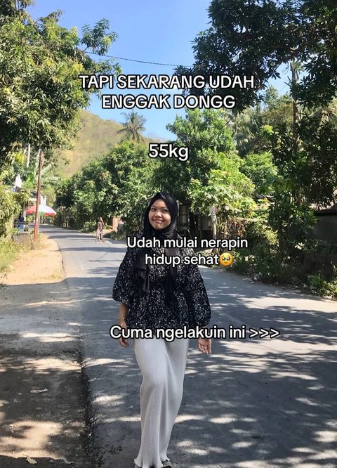 Turun 40 Kg dalam 6 Bulan, Aksi Wanita Sukses Lakukan Diet Ini Curi Perhatian
