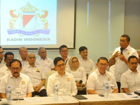 FOTO: Dualisme Kepengurusan, Kubu Arsjad Rasjid Blak-Blakan Tidak Diizinkan Konpers Oleh Pendukung Anindya Bakrie di Menara Kadin