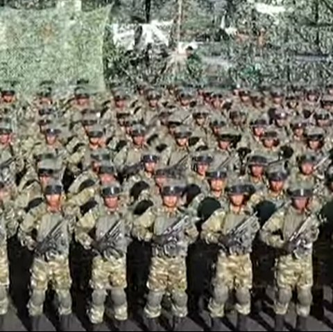 Potret 500 Anggota Komcad