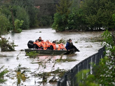 FOTO: Badai Boris Sapu Eropa Tengah dan Timur, Ciptakan Banjir Besar hingga Merendam 6 Negara dan Korban Tewas