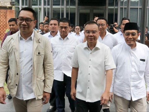 FOTO: Pasangan Bacagub Jakarta Ridwan Kamil-Suswono Rapat Perdana dengan Tim Pemenangan RIDO Bersama KIM Plus