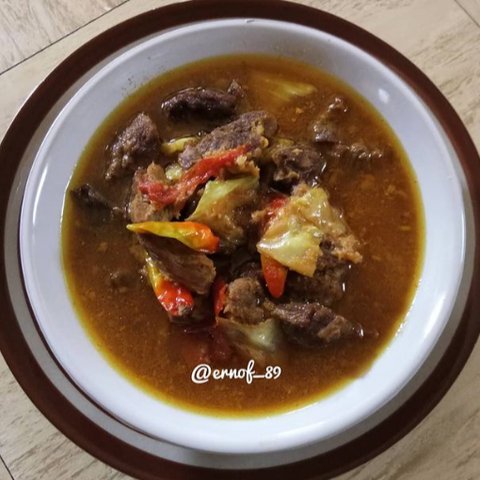 Tongseng Sapi Tanpa Santan