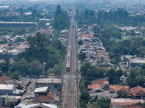 FOTO: Potret Stasiun Kota Tangerang dari Udara yang Siap Ditata Ulang dengan Fasilitas Integrasi Antarmoda di Tahun 2025