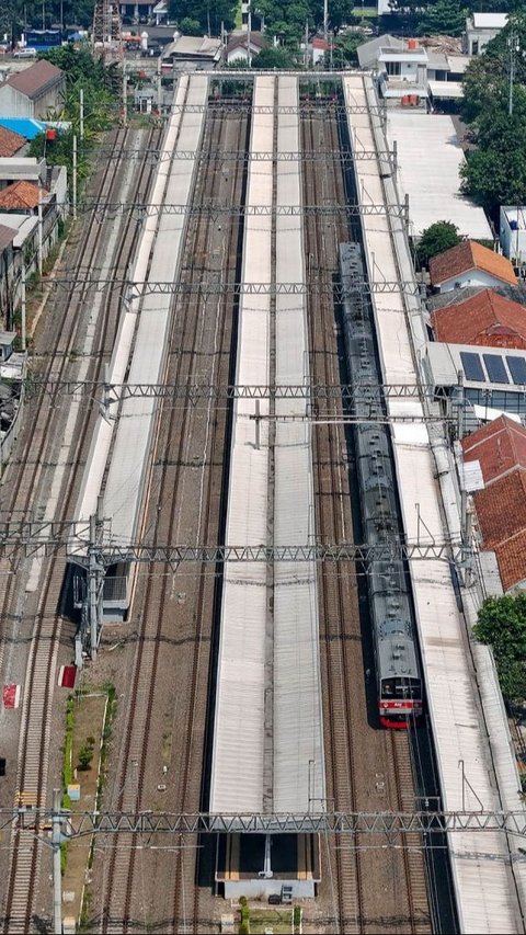 FOTO: Potret Stasiun Kota Tangerang dari Udara yang Siap Ditata Ulang dengan Fasilitas Integrasi Antarmoda di Tahun 2025