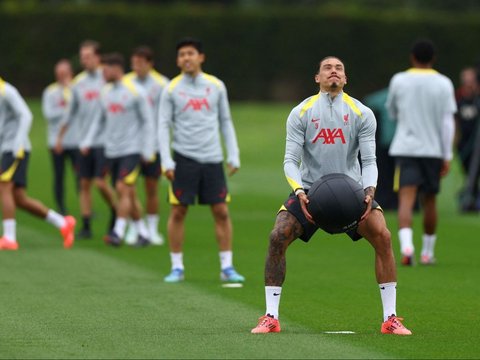 FOTO: Melihat Persiapan Liverpool Geber Latihan Jelang Melawan AC Milan di Liga Champions 2024/2025