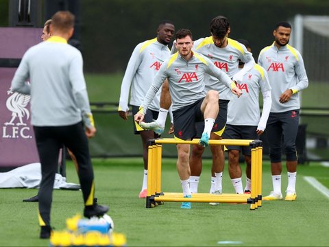 FOTO: Melihat Persiapan Liverpool Geber Latihan Jelang Melawan AC Milan di Liga Champions 2024/2025