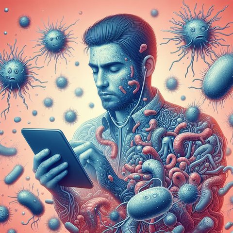 Ilustrasi Infeksi Bakteri