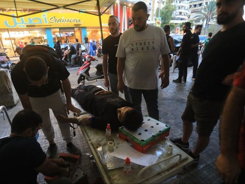 FOTO: Mencekamnya Ledakan Massal Guncang Ibu Kota Lebanon, Diduga Didalangi Mossad Israel