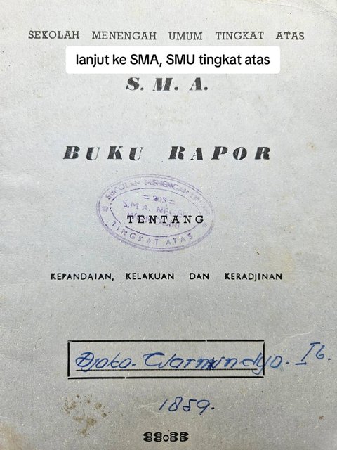 Sang Anak Temui Rapor Jadul hingga Ijazah Milik Ayahnya, Penampakannya Curi Perharian