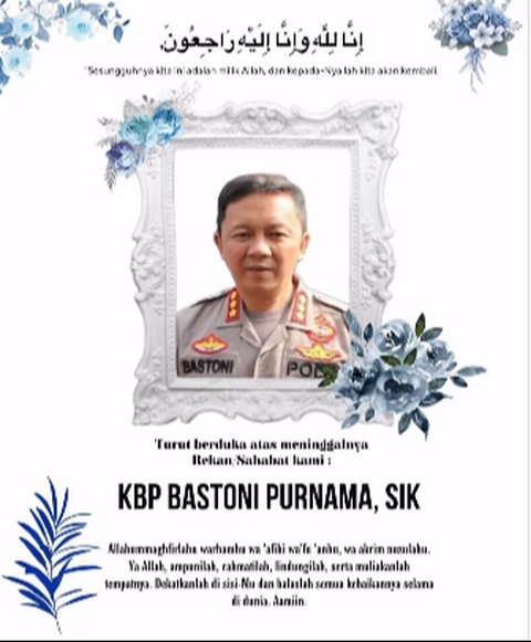 Kombes Bastoni Meninggal Dunia