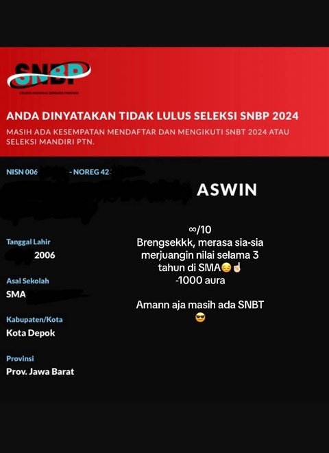 Pria Ini Bagikan Perjuangannya untuk Lolos PTN, Akhirnya Diterima usai 6 Kali Gagal