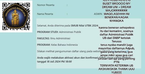 Pria Ini Bagikan Perjuangannya untuk Lolos PTN, Akhirnya Diterima usai 6 Kali Gagal