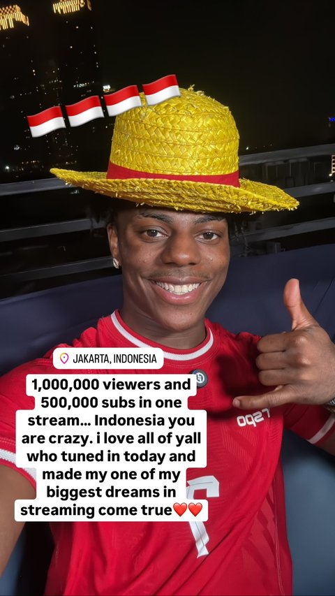 Ishowspeed di Indonesia