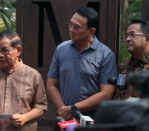 FOTO: Bertemu Pramono Anung-Rano Karno di Taman Semanggi, Ahok Kasih Saran ini Jika Terpilih Gubernur Jakarta