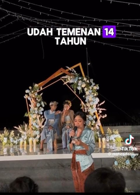 14 Tahun Bersahabat, Momen Wanita Beri Wedding Speech di Nikahan Sahabatnya Ini Bikin Haru