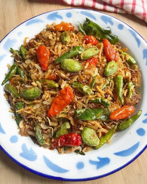 Sambal Teri Rebon Petai