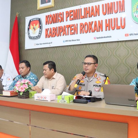 Kapolres Rohul Pastikan Keamanan Jelang Pengundian Nomor Urut Pilkada 2024