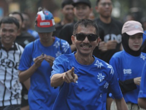 FOTO: Serunya Berlari Sambil Berwisata di TMII