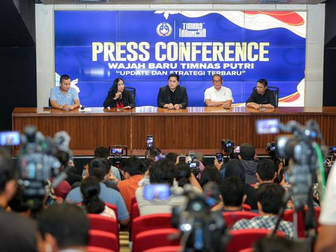 FOTO: Erick Thohir Tegaskan Serius Bangun Sepakbola Wanita, Siapkan Uji Coba Timnas Putri Indonesia vs Belanda