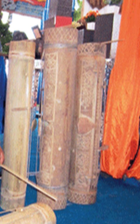 Alat musik Keteng-keteng khas Karo