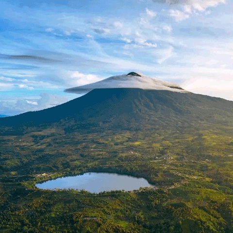 Danau Purba di Gunung Masurai Jambi