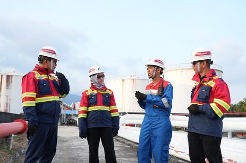BPH Migas lakukan pemantauan Integrated Terminal di Bitung.