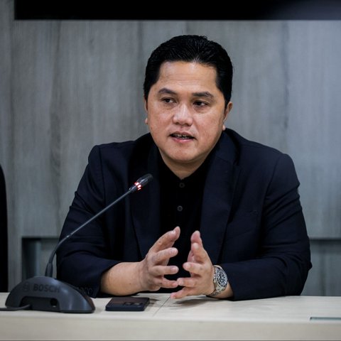 Ketua Umum PSSI, Erick Thohir menggelar pertemuan dengan Menteri Hukum dan HAM (Menkumham), Supratman Andi Agtas di kantor Kementerian Hukum dan HAM RI, Rasuna Said, Kuningan, Jakarta, Kamis (19/09/2024).