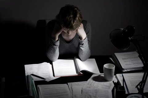 Studying at Night