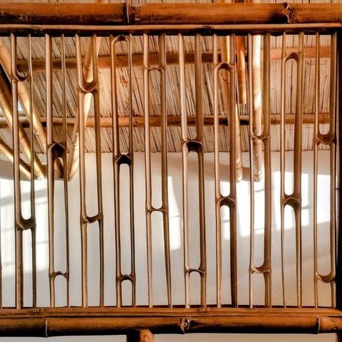 Pagar Desain Bambu